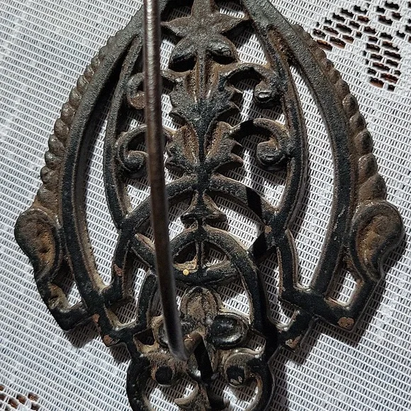 Vintage Receipt Spike Paper Organizer Collectible Wall-Mount Decoration - Picture 5 of 5